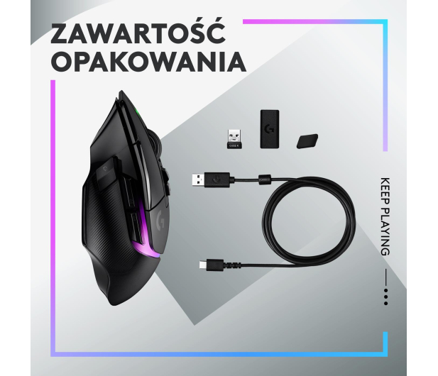 Logitech OUTLET - G502 X PLUS czarna - 1368454 - zdjęcie 14